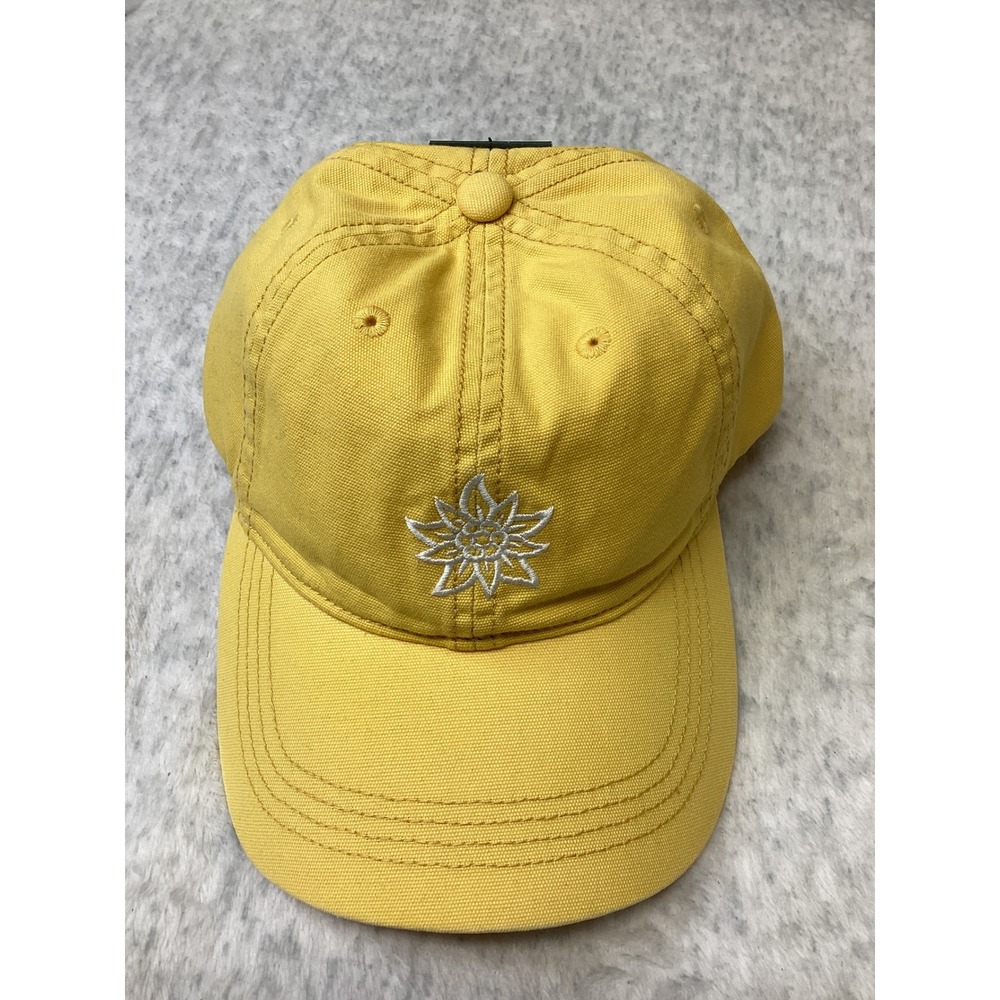 Alpine‎ Design Womens Cotton Washed Cap Golden Sunset Yellow Snapback OSFA